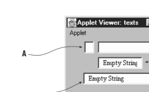 Figure 8–2: Using the TextField constructors