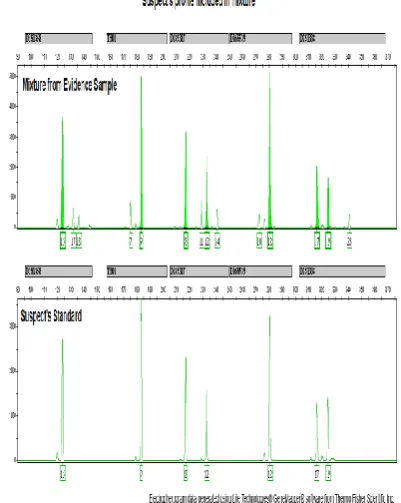 Fig 3:Chart with the Blood Groups of the Family 