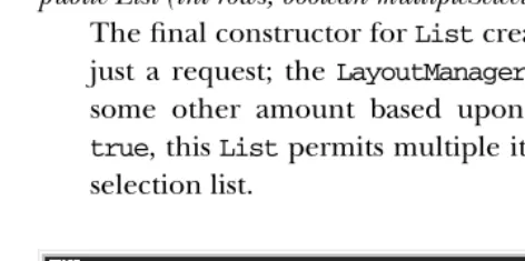 Figure 9–2: Two lists; the list on the right is empty