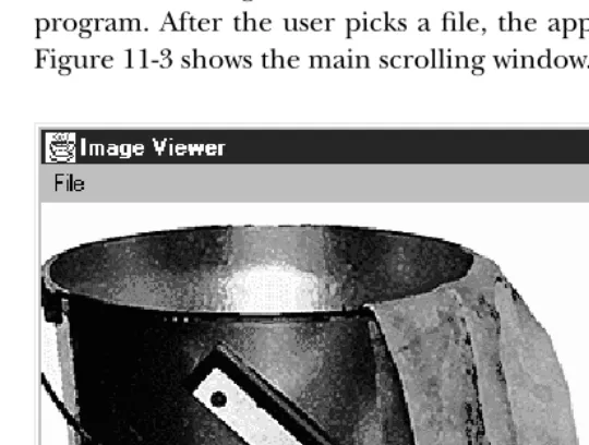 Figure 11–3: Scrolling an image