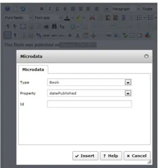 Figure 9-2. Microdata plug-in for JCE