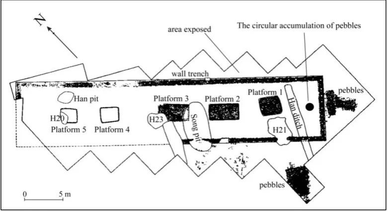 Figure 3.8: Plan of house F5 at Gucheng (redrawn after Wang Yi 2006, with modifications)