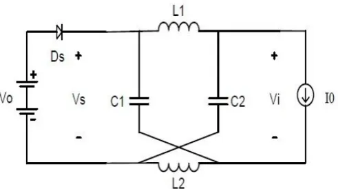 Fig -2.2: Equivalent circuit of ZSI in shoot-through zero switching state.  