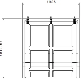 Fig- 2. Front view of main landing gear door 