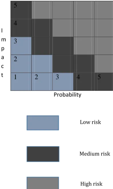 Figure 1. Probability-Impact matrix 