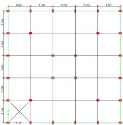 Fig 5: Elevation of the building Without floating columns.  