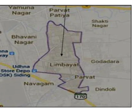 Fig. 1 - Map of Limbayat Zone 