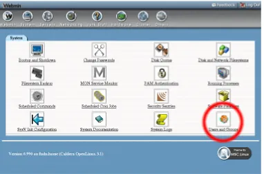 Figure 6.1  The NFS Exports module.