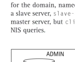 Figure 8-2: A single domain, multiple server NIS configuration