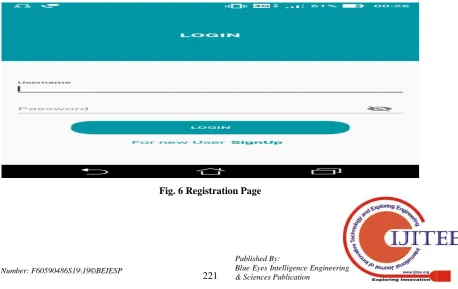 Fig. 5 Home Page 