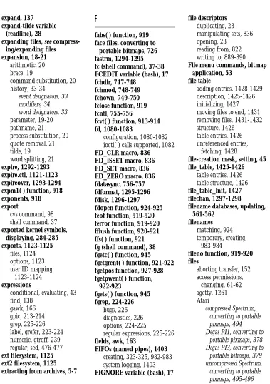 table entries, 1426unreferenced entries,fetching, 1428