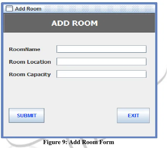 Figure 8: Add Course Form  