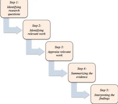 Figure 2.1: The main common steps for a Systematic review.
