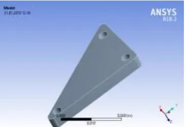 Fig.10. The homogenous composite model developed for  topology optimization 