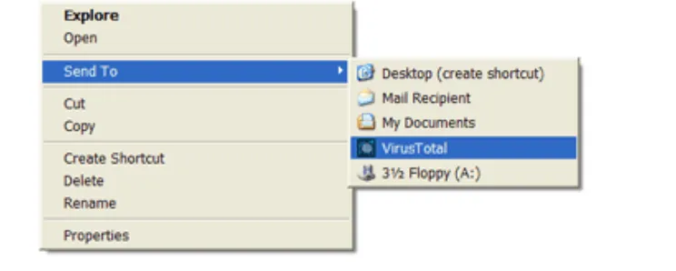 Figure 21 The option to submit via e-mail allows you to send a file and receive an e-mail 