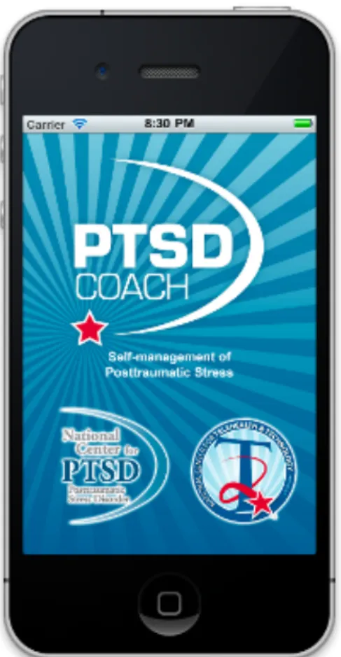 Fig. 1: PTSD Coach Startup Screen 