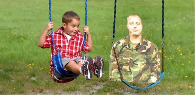 Fig. 5: Flat Daddy at the Playground 
