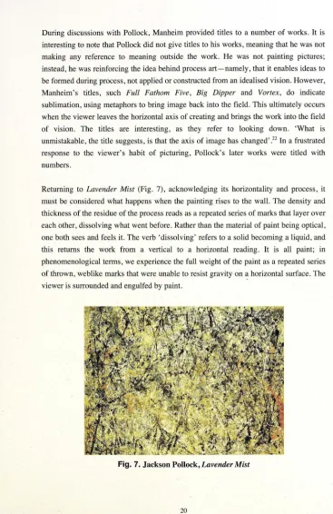 Fig. 7. Jackson Pollock, Lavender Mist 