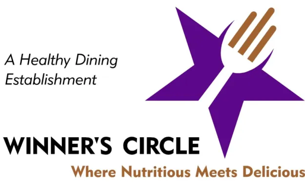 Figure 7.  Winner’s Circle logo and labeling 
