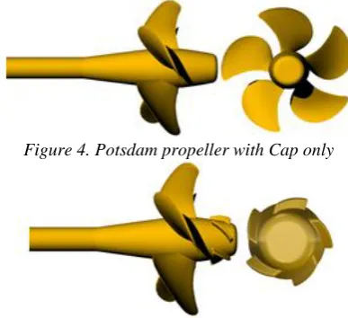 Figure 4. Potsdam propeller with Cap only 