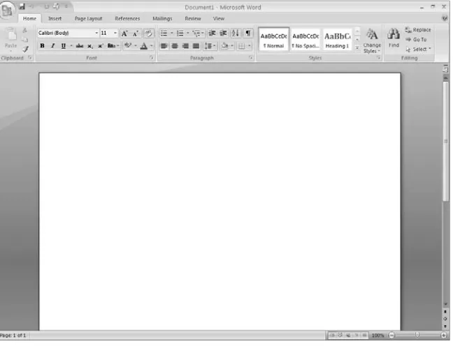 Figure 1-1Each command tab is designed to represent a different stage in the life cycle of a document or project.