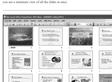 FIGURE 1-8Slide Sorter view