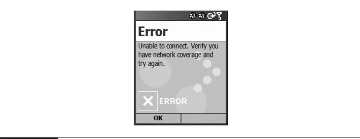 FIGURE 4-12If the browser can’t find the URL you’re attempting to reach, this “URLNot Found” error screen appears.