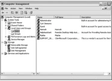 Figure 2-5: Computer Management.