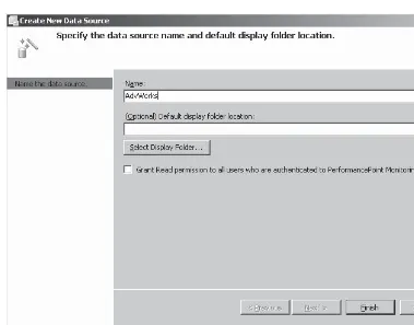 Figure 5-4 This is the dialog box showing the creation of a new Analysis Services data source