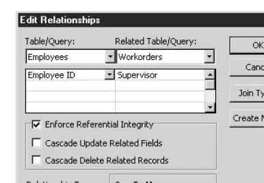 table to match. For example, if you change the CustomerID value in the Customers table, allrecords for that customer in any related table are automatically updated to the new value