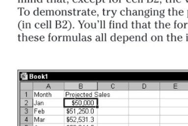 Figure 1-8: Your worksheet, after
