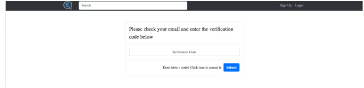 Figure 2: Verification page