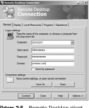 Figure 2-5 Remote Desktop client 