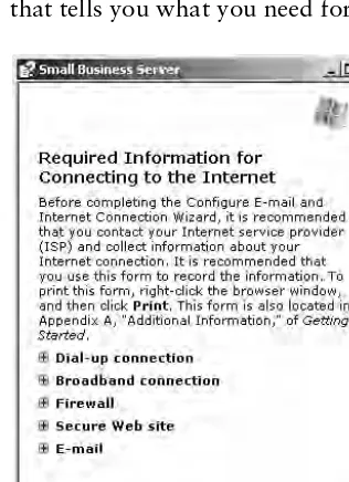 Figure 6-2.F06kr02The help file that determines what information you’ll need for yourconnection to the Internet.