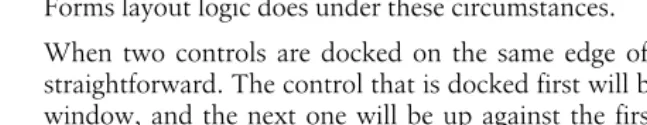 Figure 3-3. Combining scrolling and docking