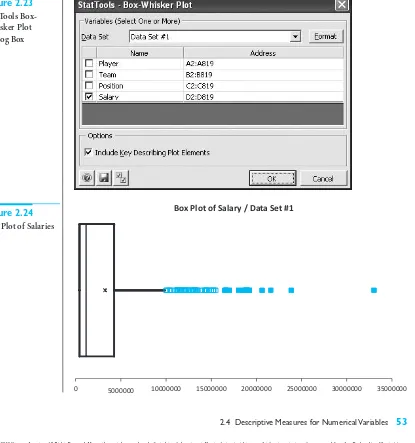 Figure 2.23StatTools Box-