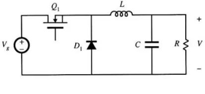 Fig. 2 mode 1 of Buck Converter 