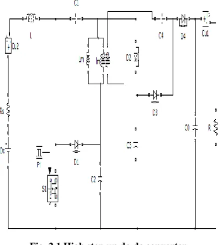 Fig. 2.1 High step up dc-dc converter 