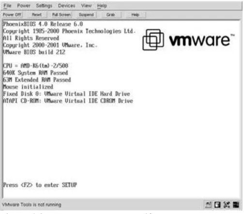 Figure 4.3: VMware power−on self−test