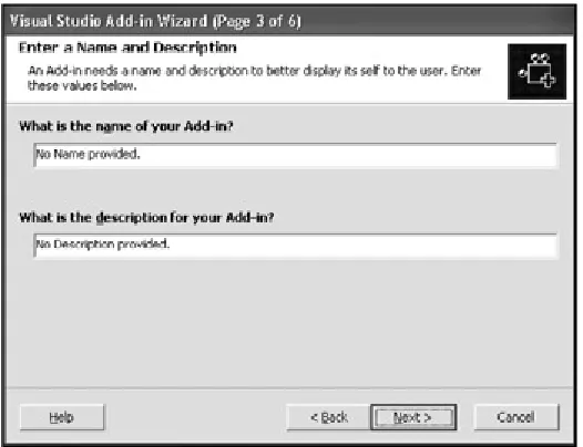 Figure 3-15The end result is an Add-in project with the Add-in framework ready for code, as shown in 