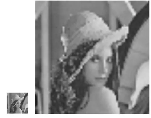 Fig. 3. Second part of encrypted image embedded with the  secret message 