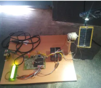 Figure  4.  Real  time  DUAL-DIRECTION SUNTRACKING SOLAR SYSTEM 
