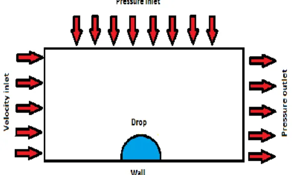 Figure  1:  Pictorial representation  of  problem  with all  the boundary conditions 