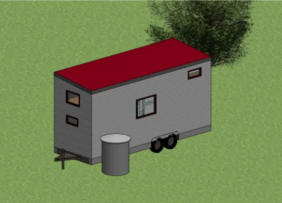 Figure 2: Exterior backside view 