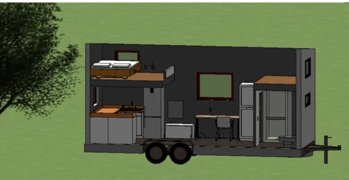 Figure 4: Interior view of the backside wall 