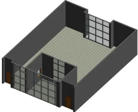 Figure 5: BIM Cube Base Revit Model (1/3)