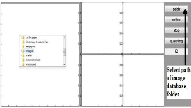 Fig 1.Image Database Path Selection 