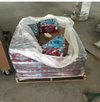 Figure 3: A pallet left open and available on-site for  easy access.  