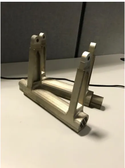 Figure 12b. Brackets Printed in 316L Stainless Steel  3.6.2  Final Validation &amp; Future Work 