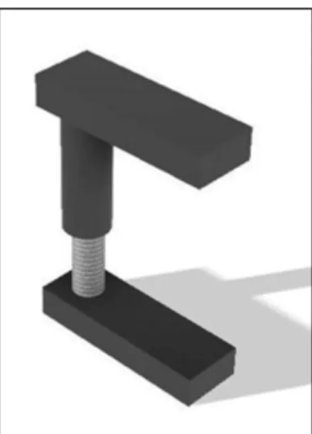 Figure 8. Fully threaded bite block concept 